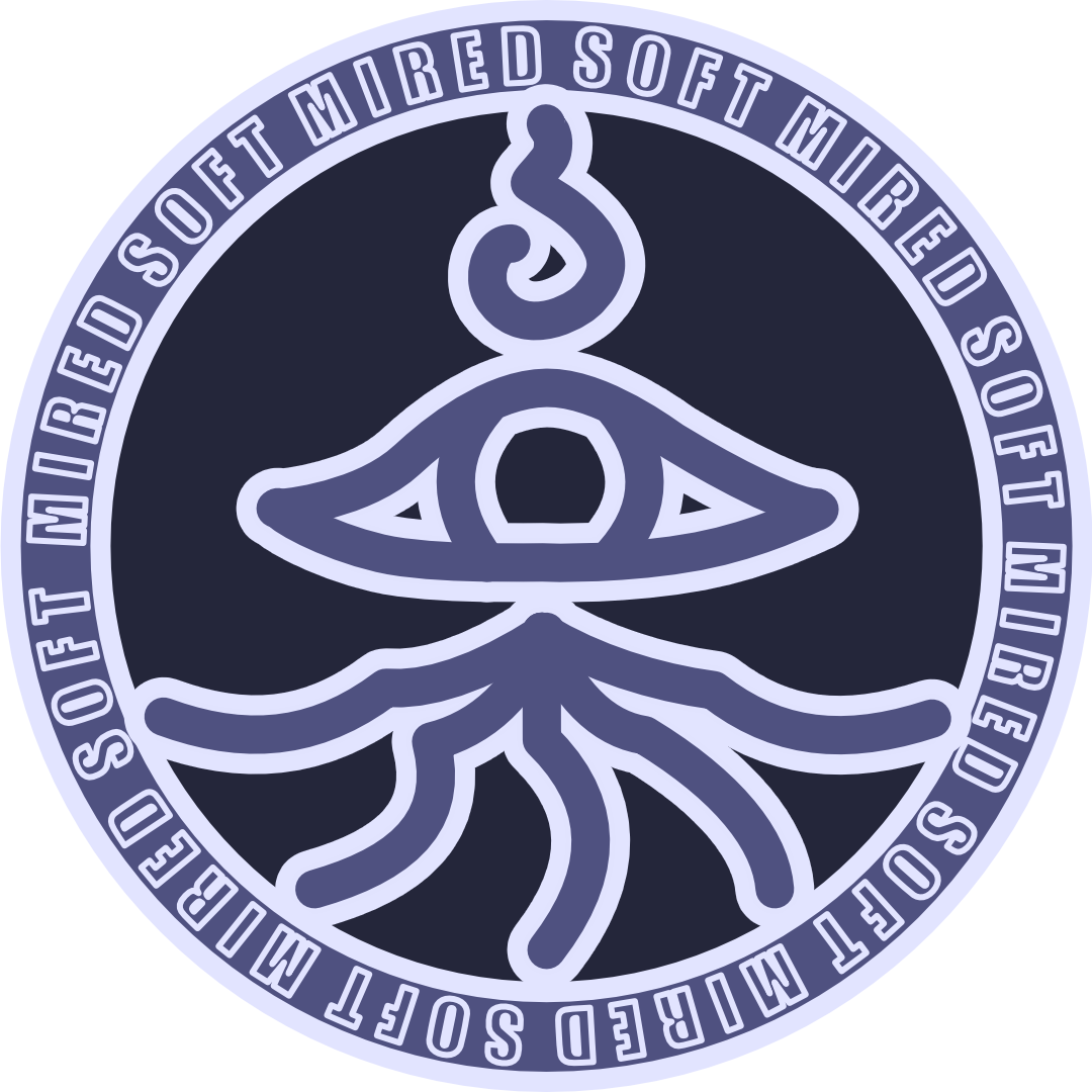 a hierogliphic logo featuring an eye with 5 tentacles. A circle of text around it reads: I now know thee, thou clear spirit, and I now know that thy right worship is defiance